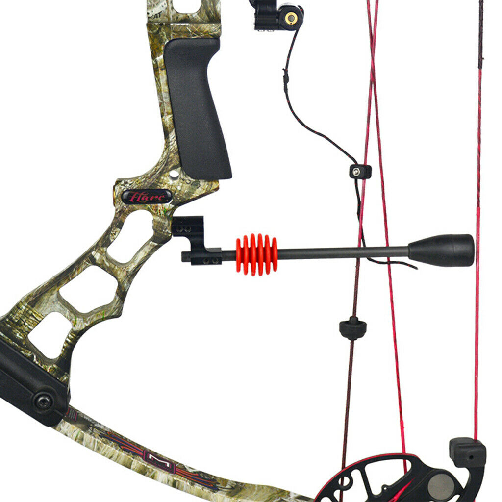 2 Pieces Bowstring Decelerator - Rubber Compound Bow String Stabilizer - Stop