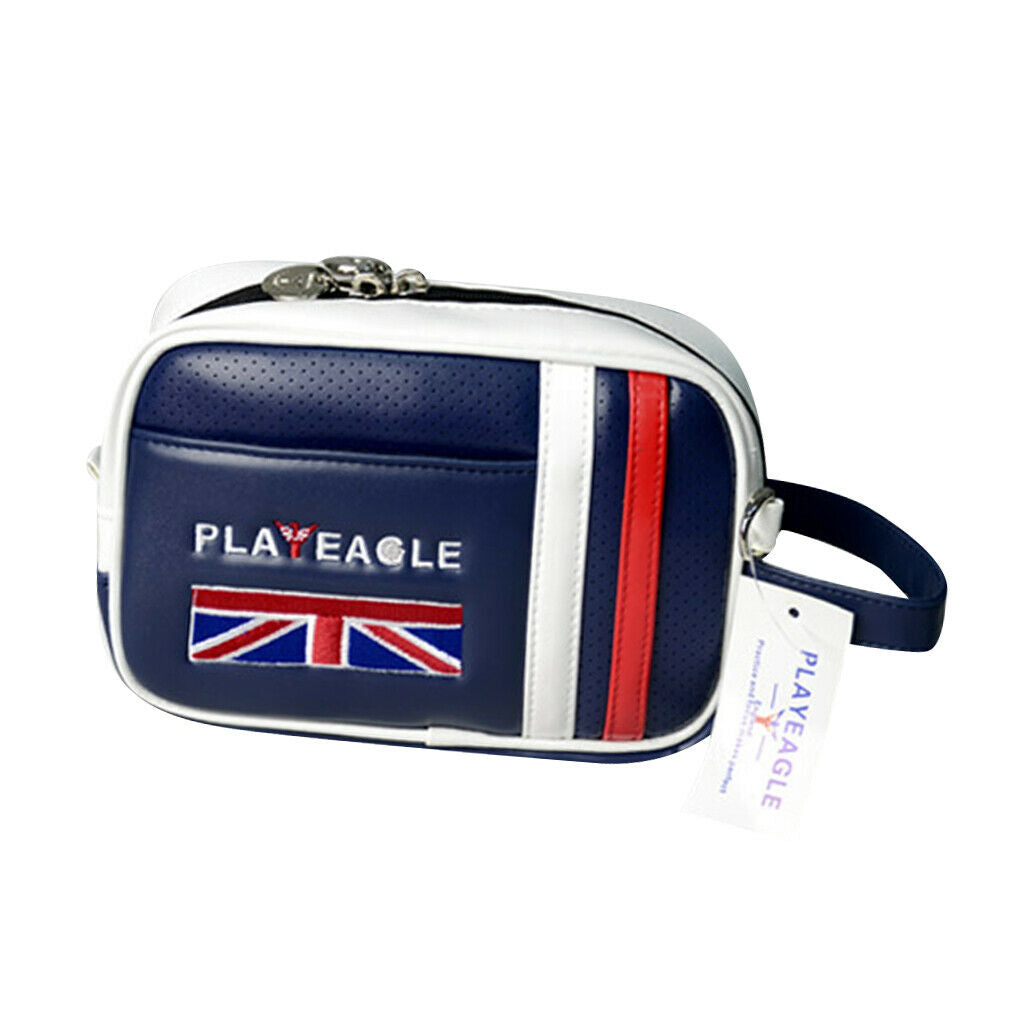Golf Valuables Accessory Pouch Ditty Tool Marker Tee Zippered Bag - Royal Blue,