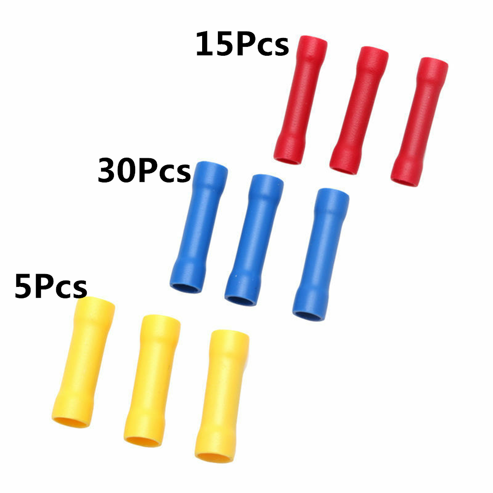 50Pcs Assorted Insulated Electrical Wire Cable Terminal Crimp Connector Set