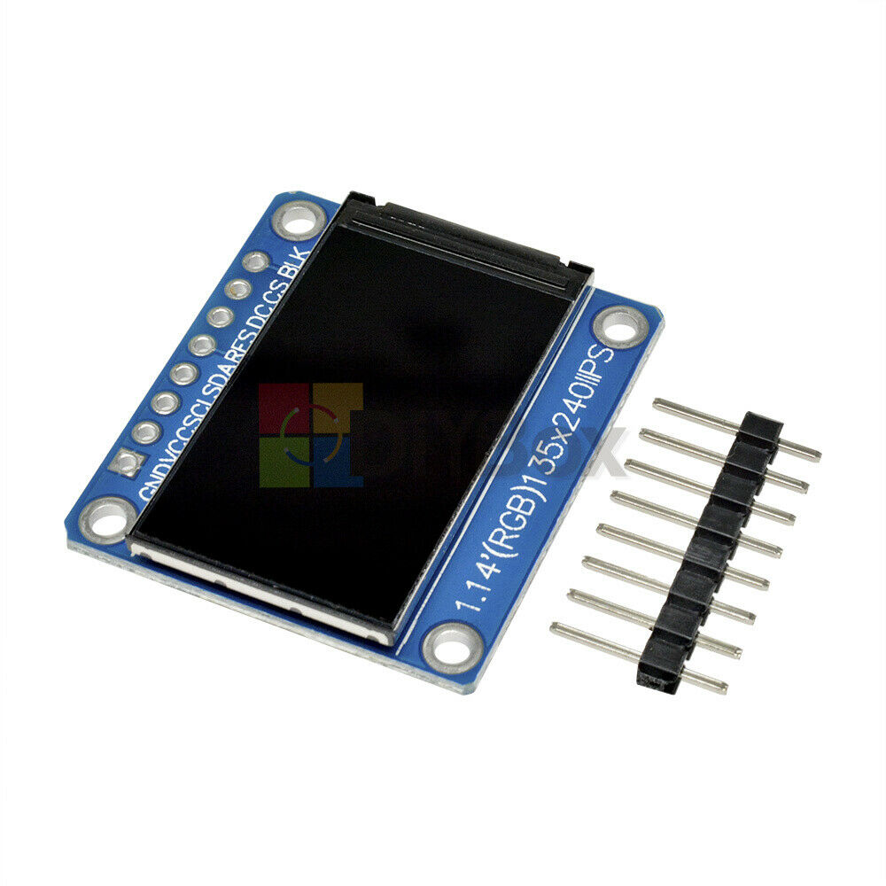 1.14 Inch Color IPS TFT LCD Display Screen Board for ST7789 8Pin 4 Wire SPI Port
