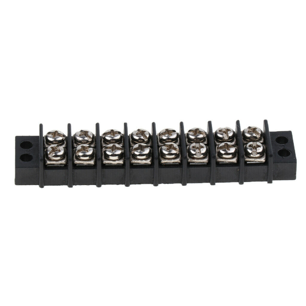8 Ways 22-12AWG 450V 30A 8 Positions Screw Terminal Strip Blocks Bus Bar