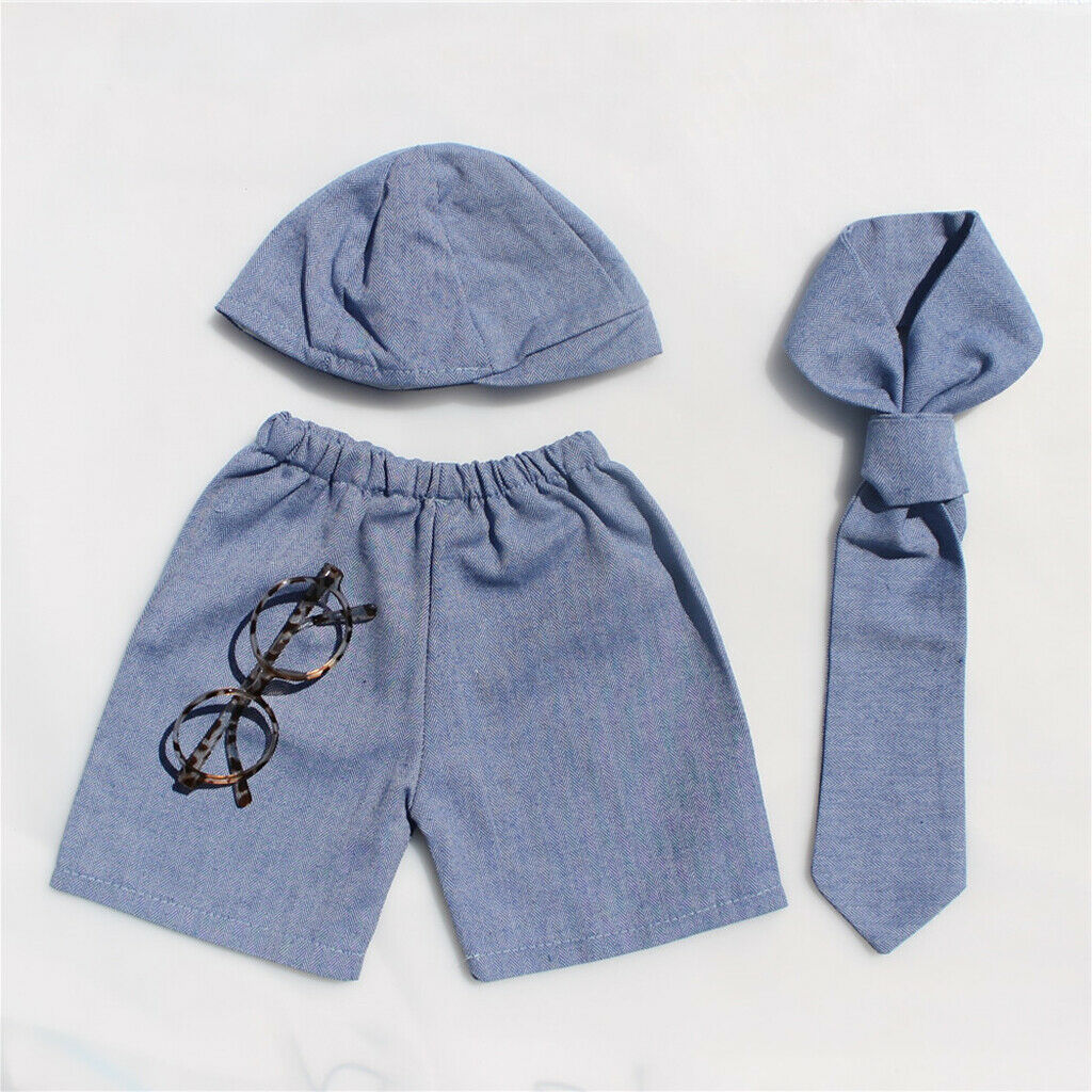 New Baby Boys Gentleman Photo Prop Photography Outfits Pants Tie Costume