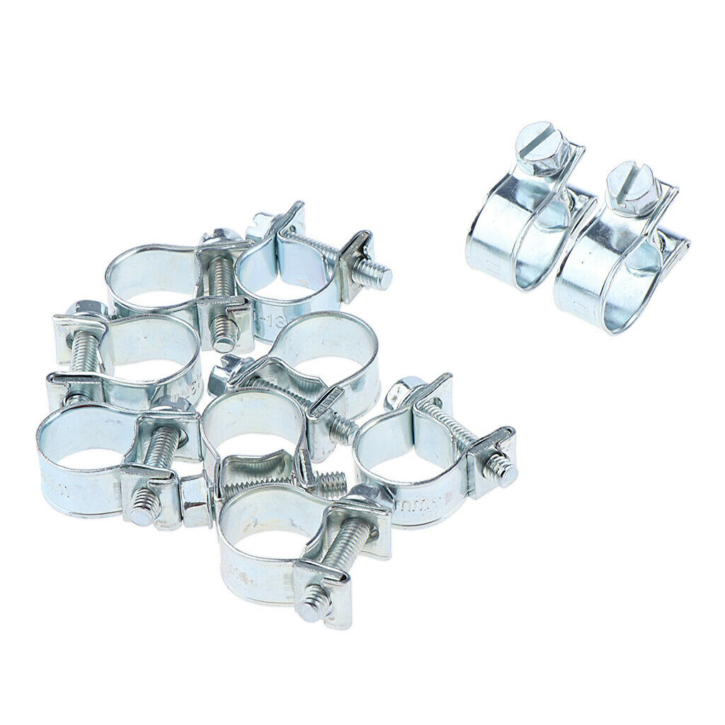Set Of 40 Adjustable Water Pipe Drive Hose Clamps Fuel