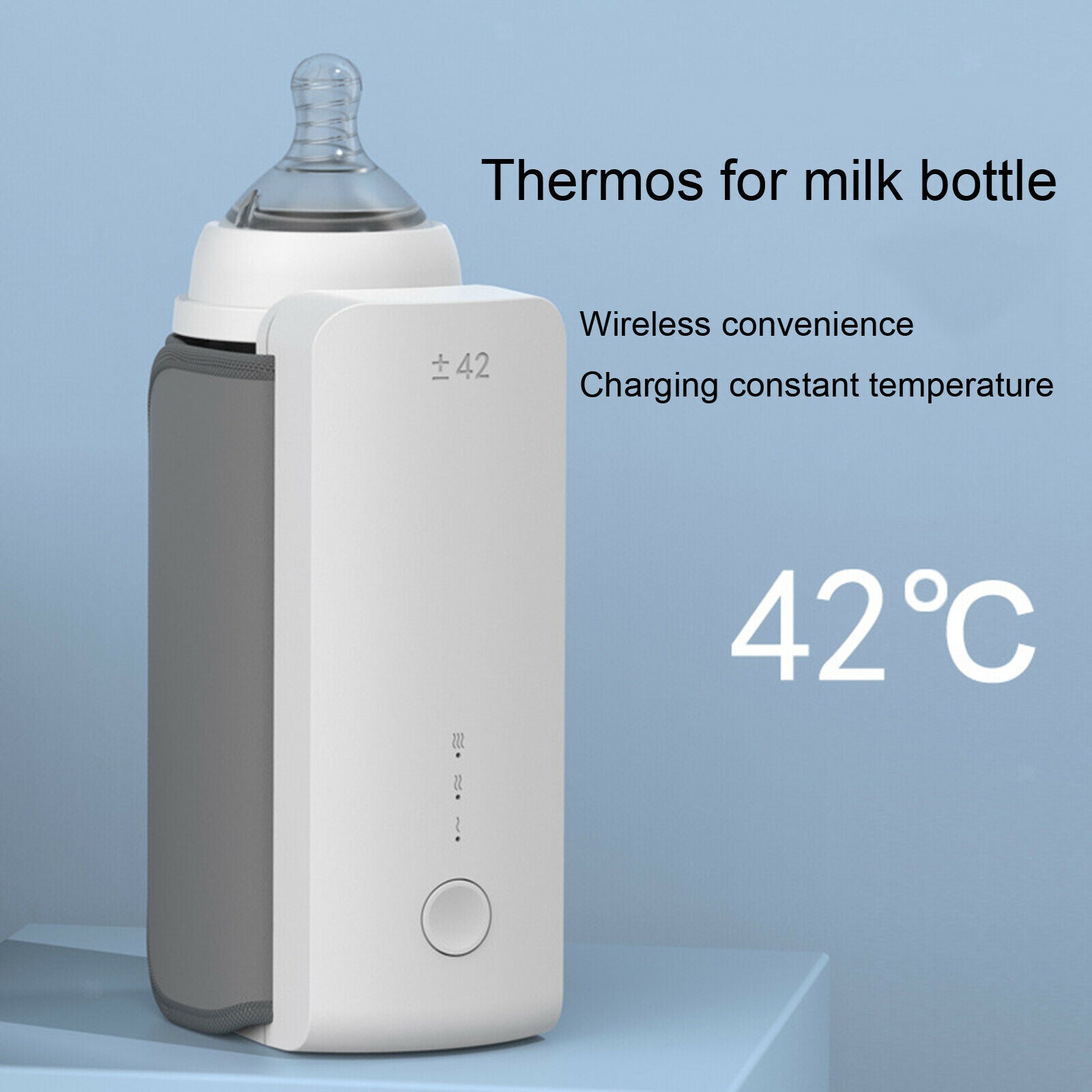 Portable Baby Bottle Warmer 5200mAh Wireless Smart Temperature Control