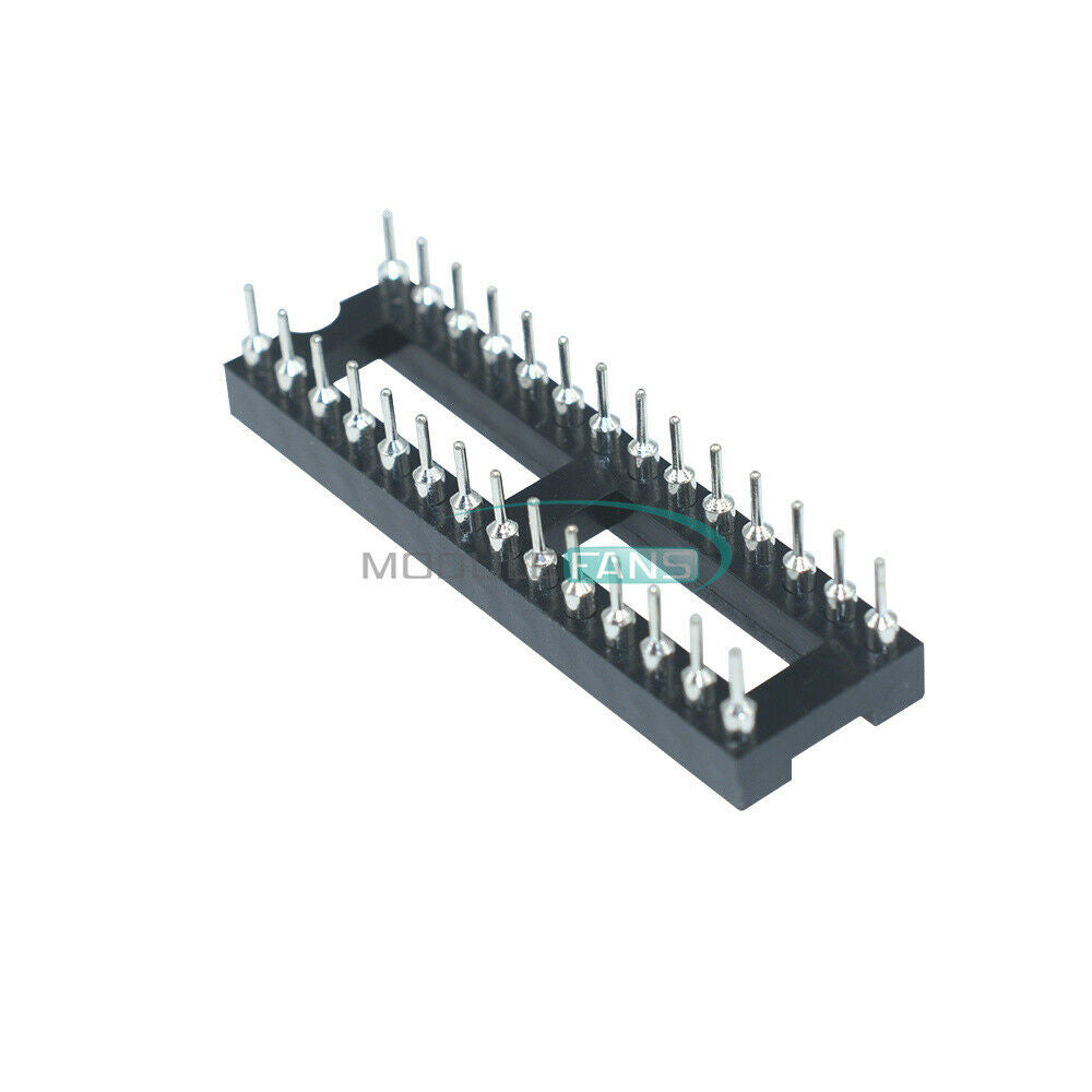10PCS 28Pin DIP SIP Round IC Sockets Adaptor Solder Narrow Type