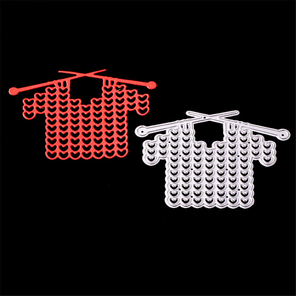Knitting a sweater Metal Cutting Dies Stencils for DIY Scrapbookings Album Cards