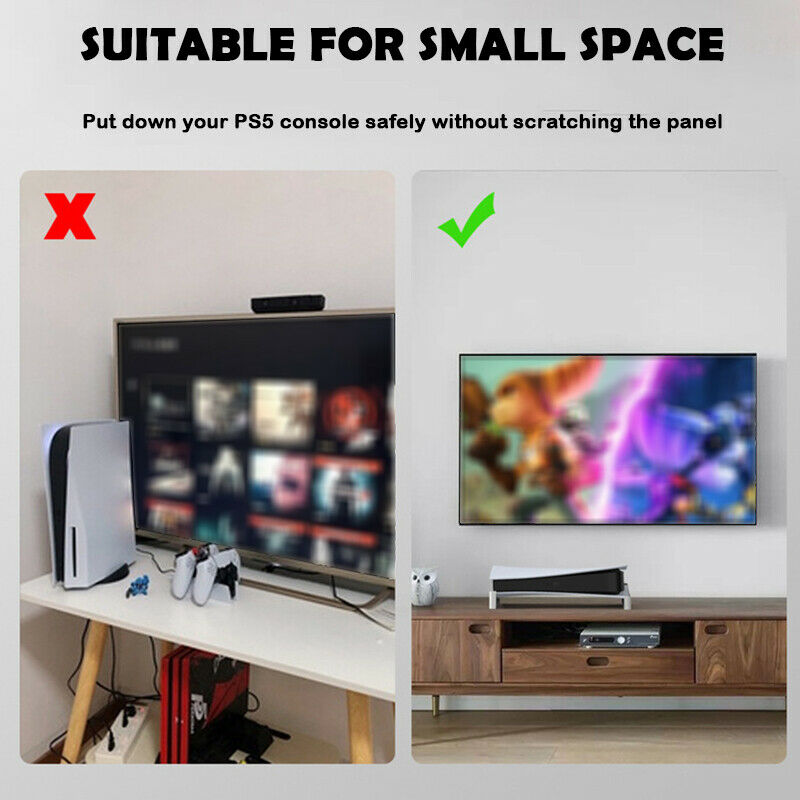 For PS5 Game Console Display Game Machine Horizontal Bracket Base Storage Holder