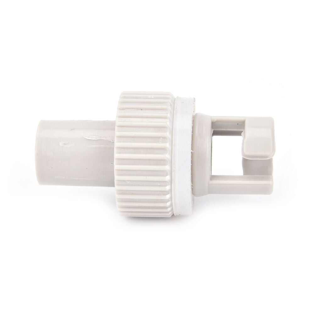 Light gray inflatable boat kayak air foot pump hose valve adapter accessor.l8