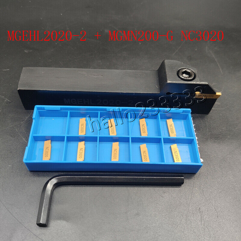 MGEHL2020-2 20*125mm lathe External Turning Tool Holder+MGMN200-G 2mm CNC insert