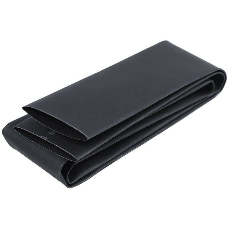 35mm Dia 1 Meters Black Polyolefin Heat Shrinking Shrinkable Tubing Tubes P3NN4