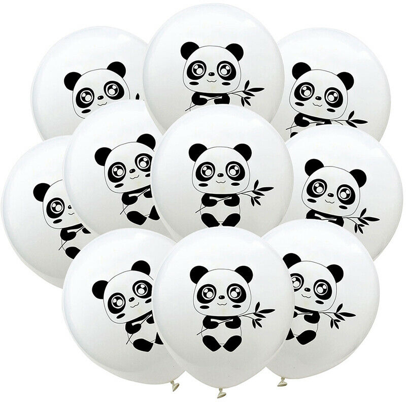 10pcs Panda Balloons Latex Balloon Baby Shower Birthday Party DecoratDD