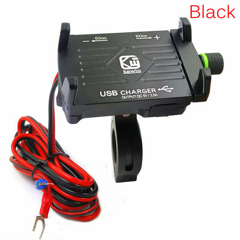 Phone Holder With USB Charger Mobile Phone Holder for Electric Car Motorbike Fx