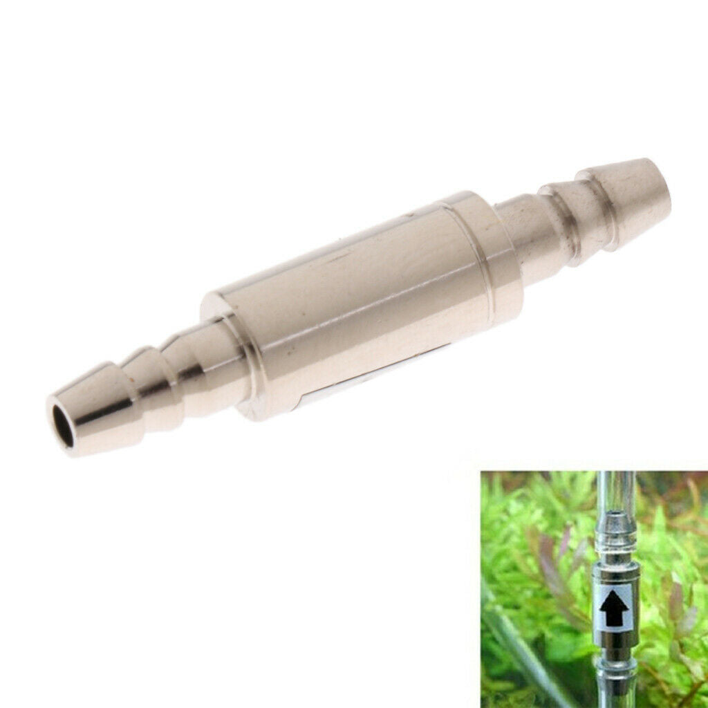 One Way Stainless Steel Check Valve For Aquarium CO2 System Air Pump