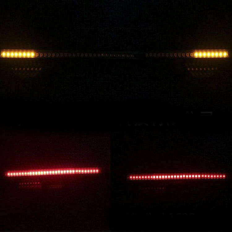 Motorcycle LED Turn Signal Scrambler Brake Tail Light For Bobber Cafe Racer 12V