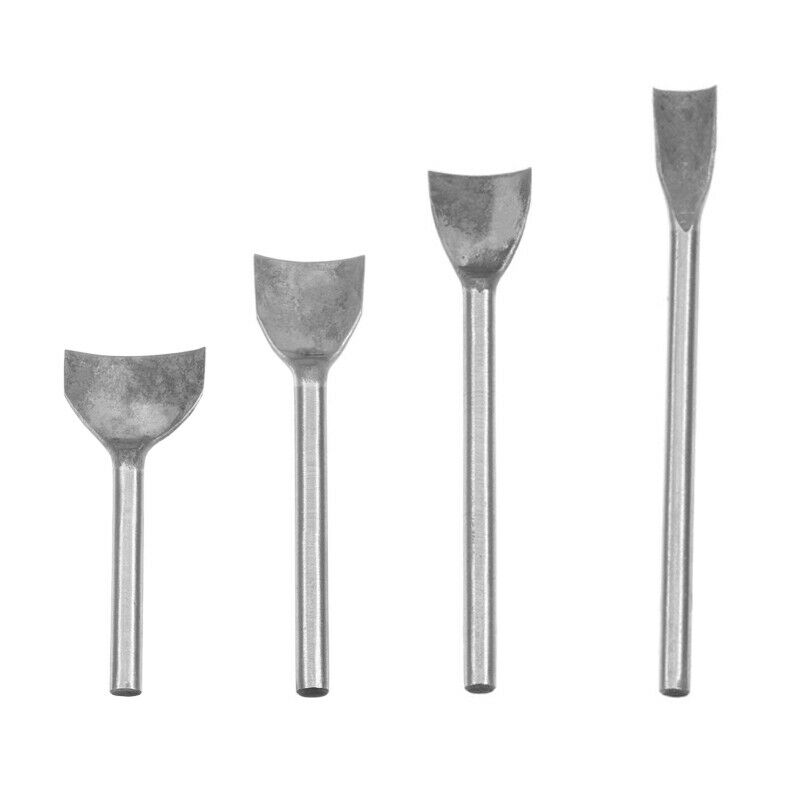 4pcs Round Quarter Leather Craft Strap Belt Walllet End Cutter Punch Tool