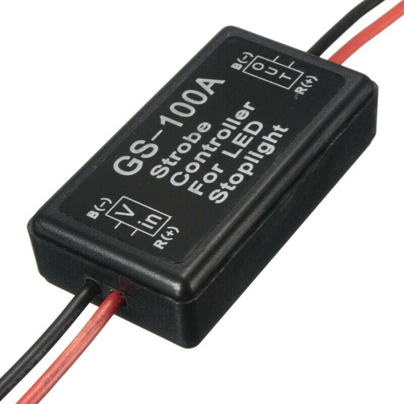 12V GS-100A Car SUV Truck LED Brake Stop Light Strobe Controller Flasher Module