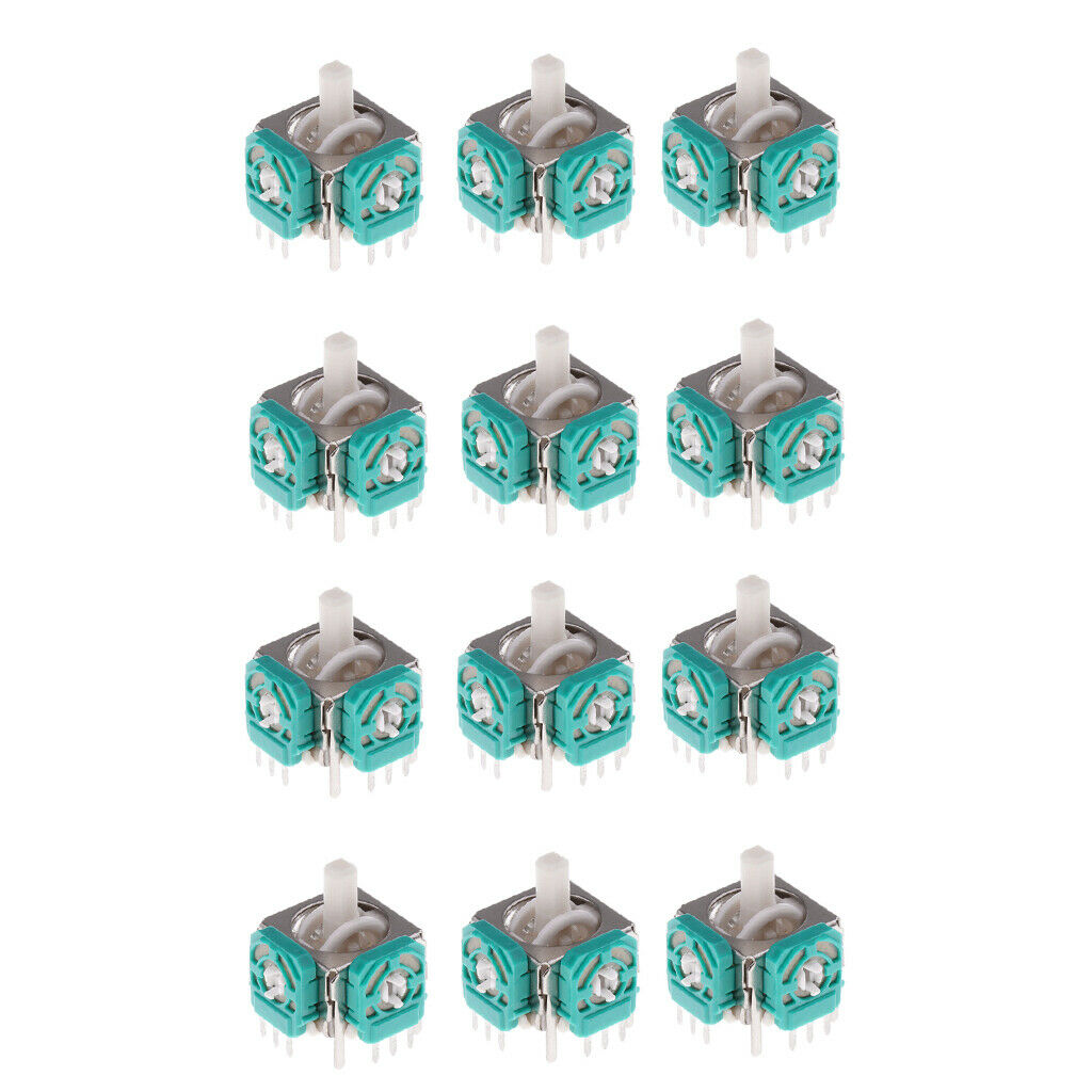 Set of 12 Analog Stick Replace Parts for Nintendo GameCube NGC Controller