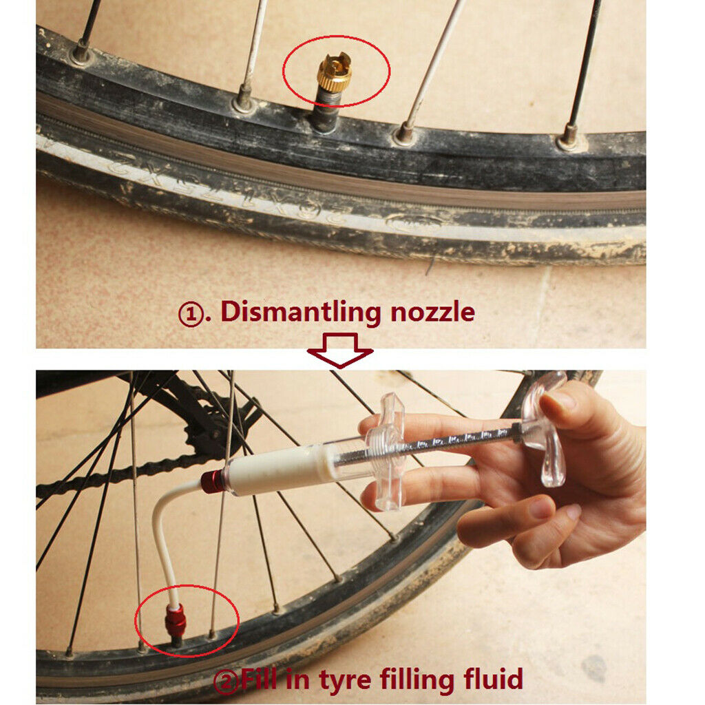 Universal Tire Sealant Syringe Repair Fluid Filling Mountain Road Bike Vacuum