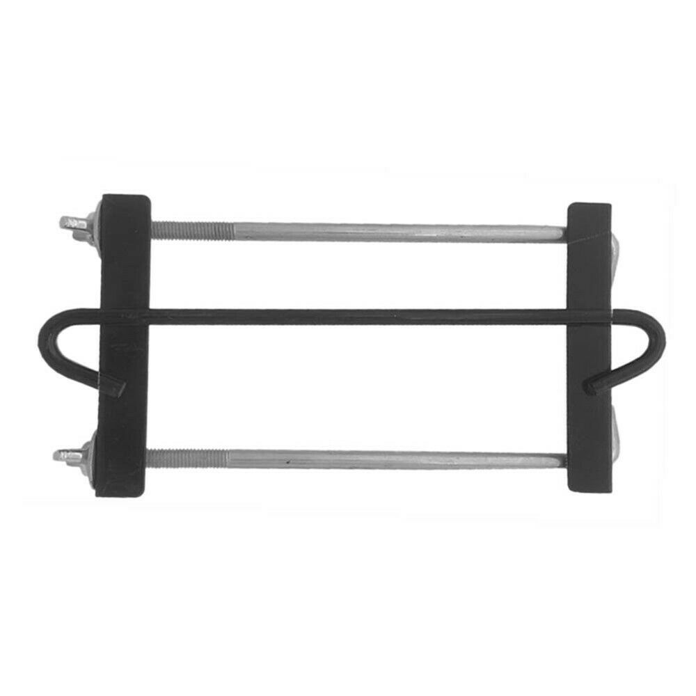 Adjustable Car Crossbar Battery Hold Down Bracket Holder Storage Rack Steel