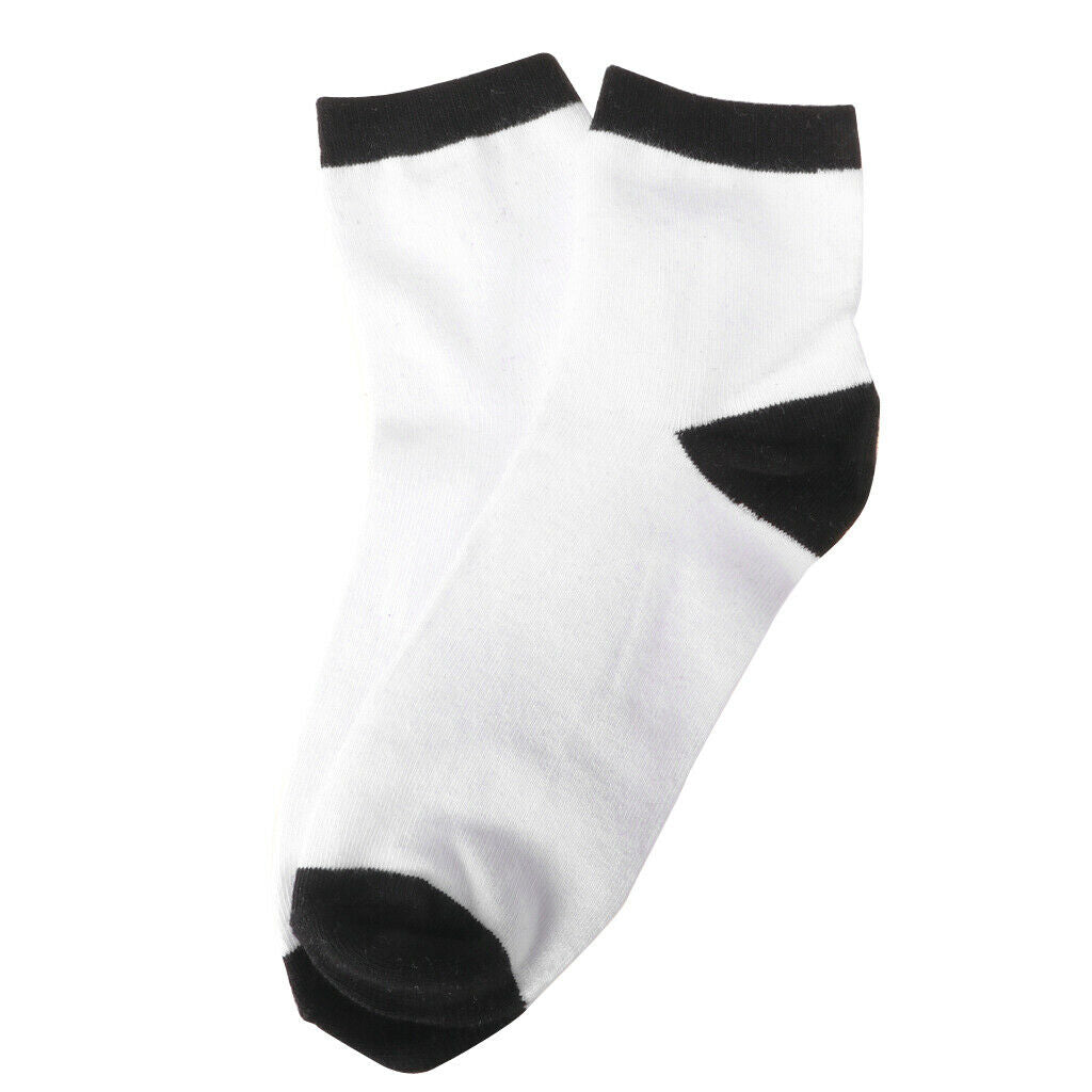 5 Pairs Fashion Men Stripe Cotton Ankle Socks Athletic Crew Socks Design A