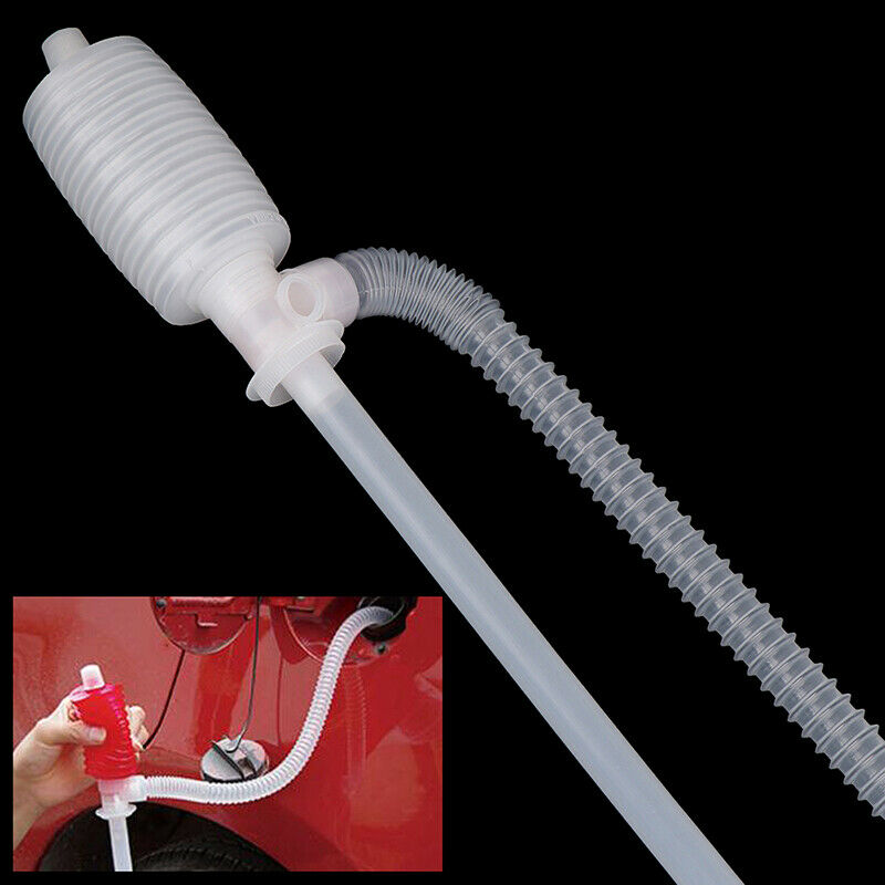 Manual Suction Water Liquid Pump Car Truck Fuel Oil Transfer Sucker Hand .l8
