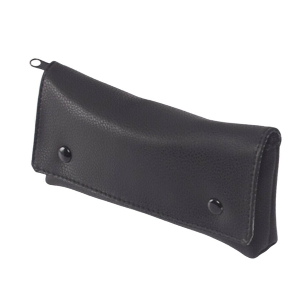 Black Tobacco Case Holder Leather Pipe Pouch Holder Smoking Accs 158x75mm