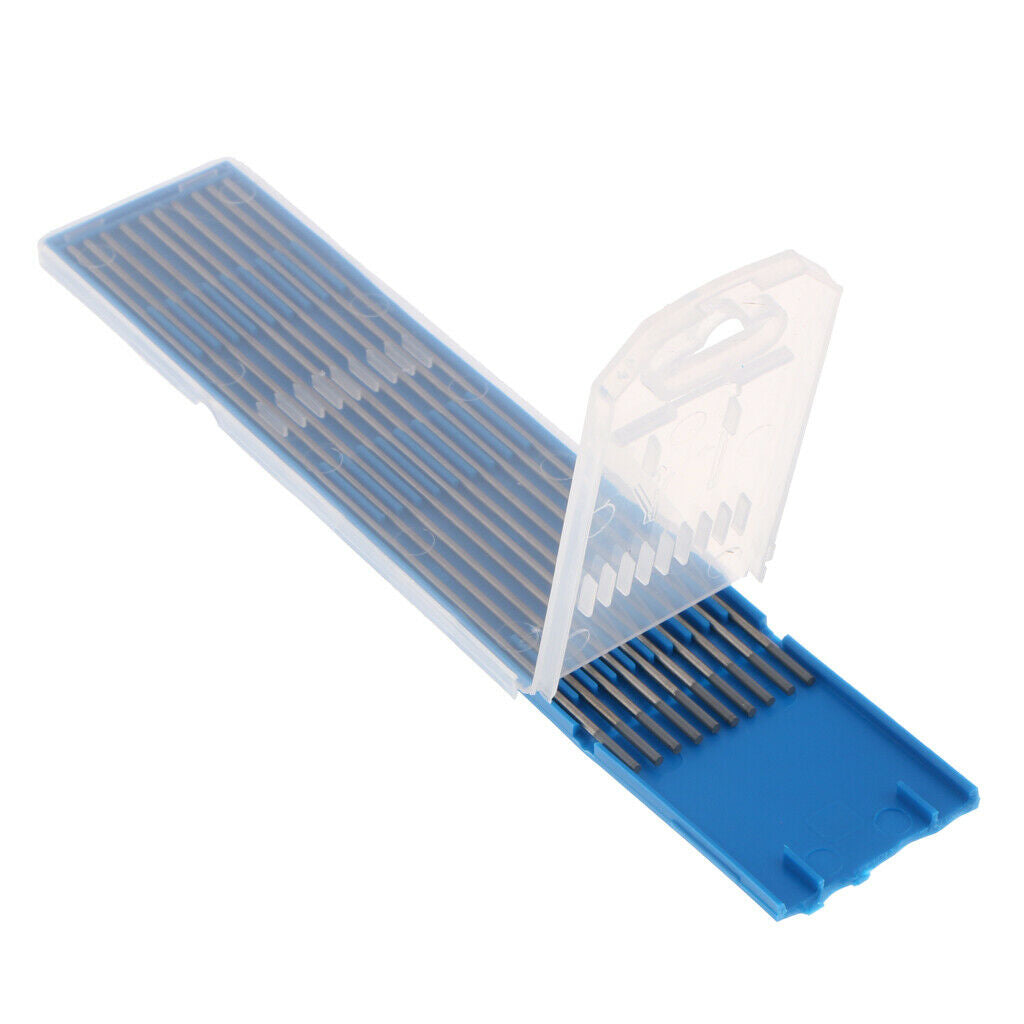 10-Pack WT20 1/16 x5.9inch Tungsten Electrodes Tig Rods Annealed &Ground Finish