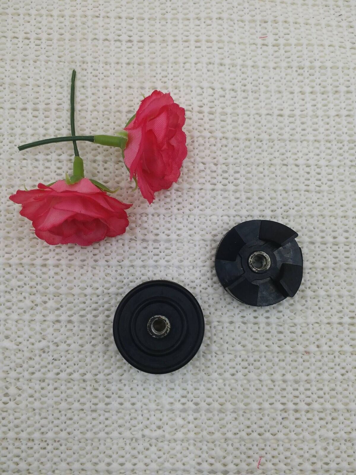 6PCS Replacement - 2 Base Gear + 4 Rubber Gear Spare Parts for Bullet 250W