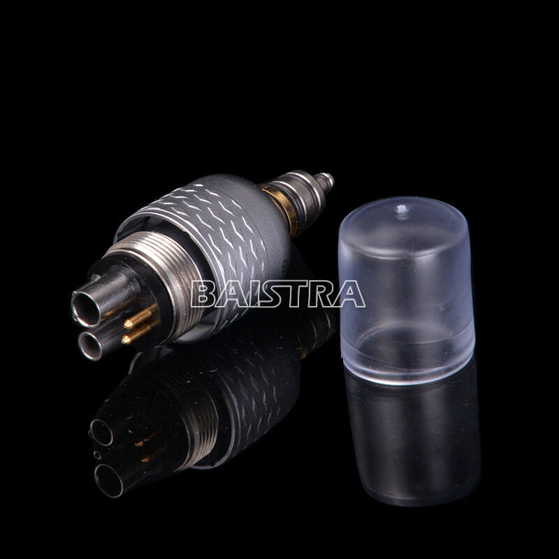 2X Dental Quick Coupling Coupler Connector for 6 Holes RQ-04 Fiber Handpiece