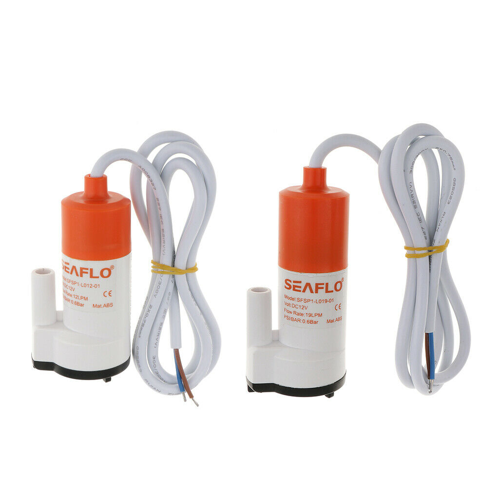 for SEAFLO Marine Water Pressure Pump 12 V DC 12L 3.2 GPM Boat 1/2" Outlet