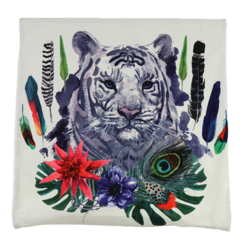 2 Pieces Cartoon Design Pillow Covers Decorative Soft Velvet Square Throw