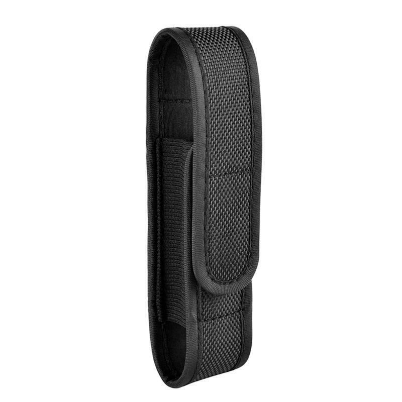 Nylon Belt Flashlight Holder Holster Bag Pouch for 3"-5" 18650 Flashlight