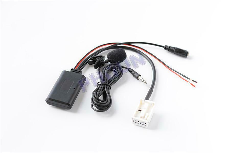 For Mercedes Benz W169 W245 W203 W209 W164 Bluetooth Aux Cable Adapter w/ Mic