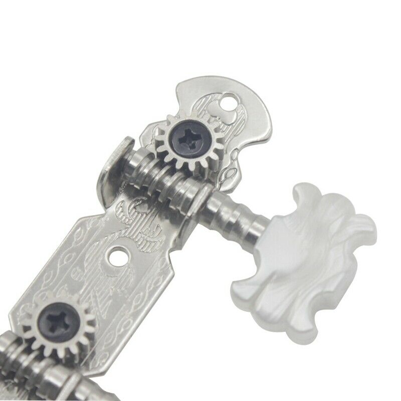 Y-06 Guitar Knobs Guitar Tuner White Head Metal Guitar Knob Acoustic Guitar U1I3