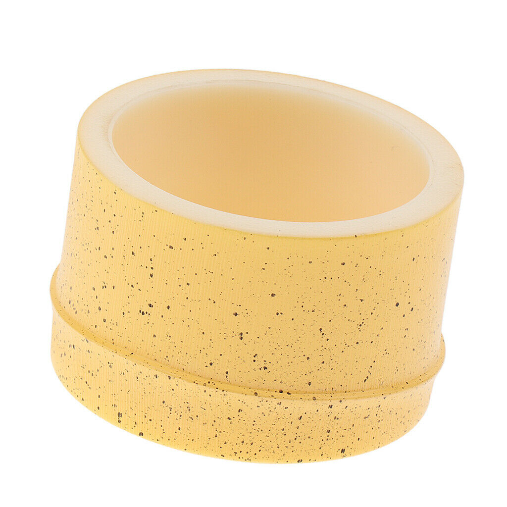 Plastic Pet Feeding Plate Reptile Feeding Bowl Food Water Dish Yellow