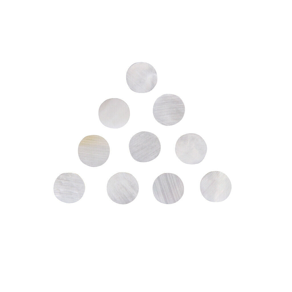 10 Points Luthier Shell 6.2mm For Decoration Accesses Guitar Electric Decoration