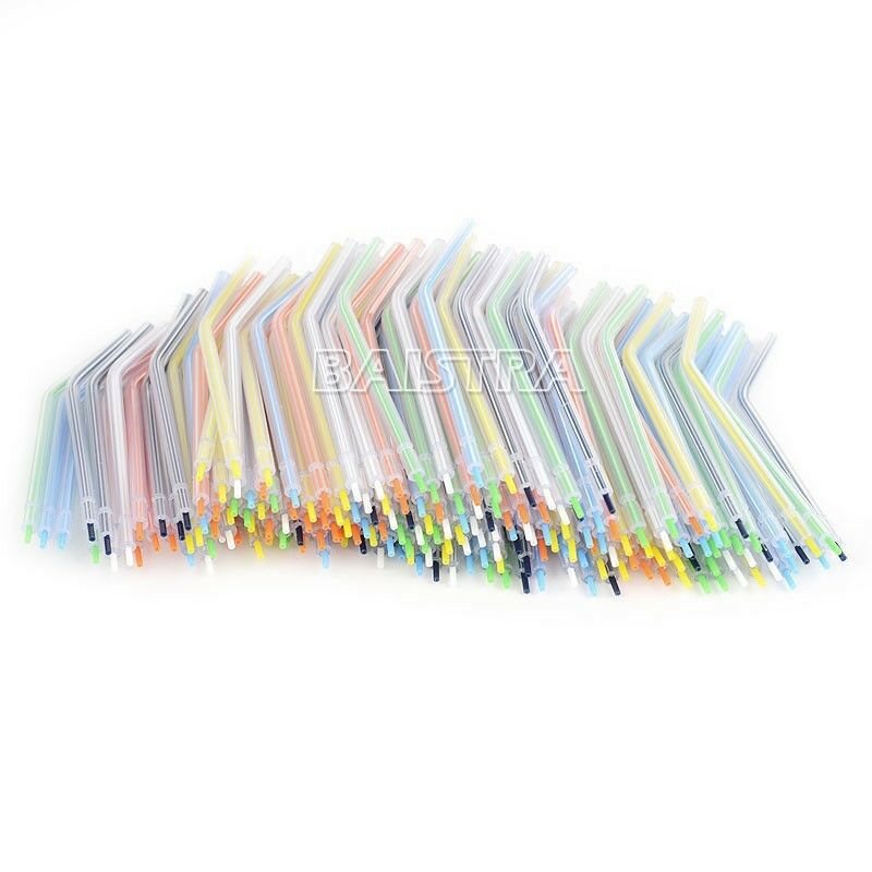 5 Kits Dental 3 Way Air Water Syringe Colorful Spray Disposable Nozzles Tips