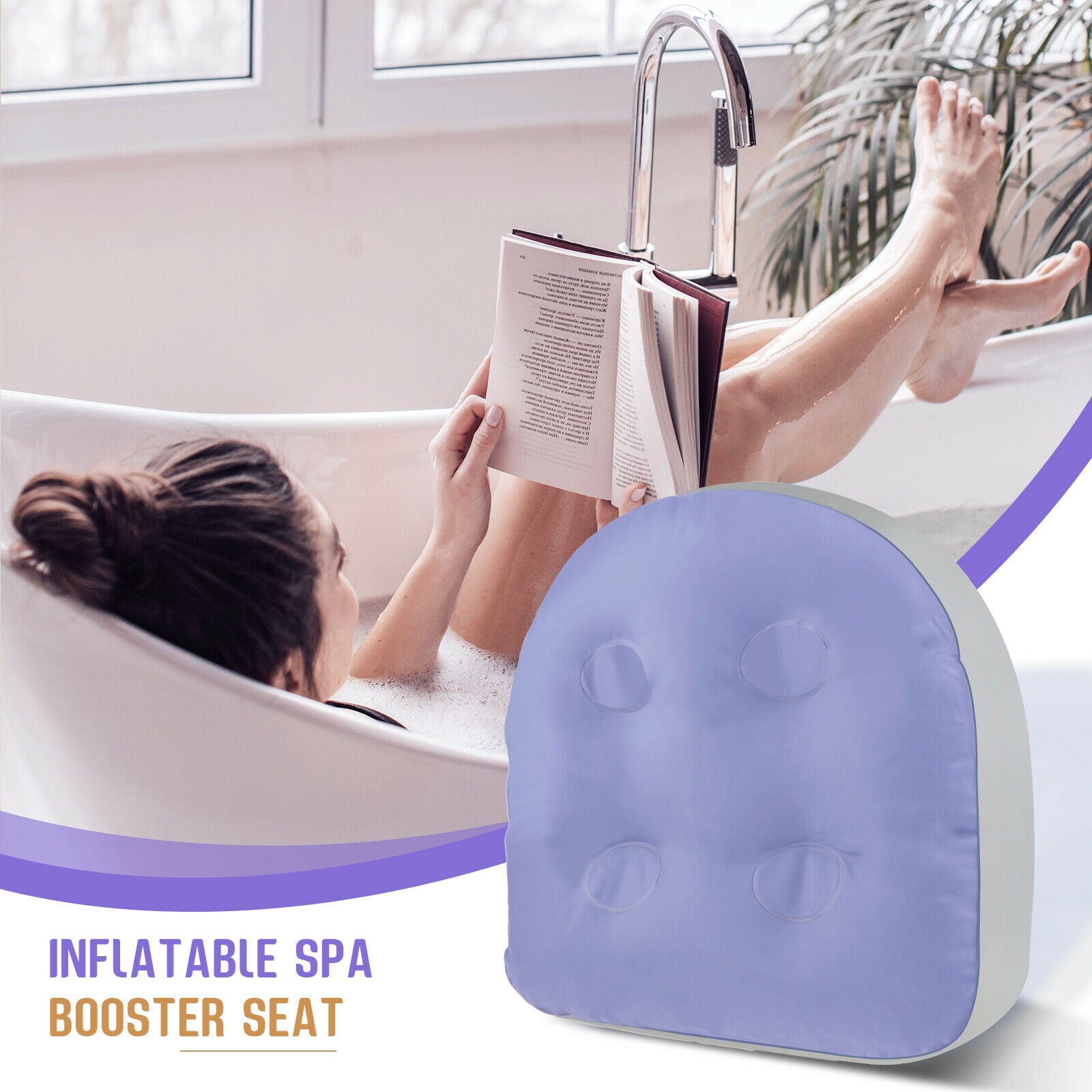 Anti-skid Outdoor Jacuzzi Spa Booster Seat Soft PVC Hot Tub Cushion Pad