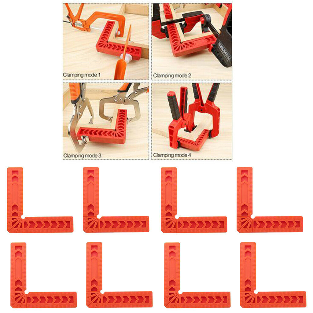 8 Pcs Woodworking Right Angle Positioning Block Tool