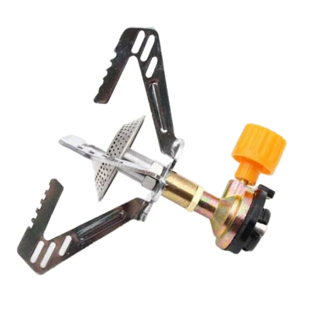 Gas Stove Single Burner Backpacking Stove Zinc Alloy for Mountaineering