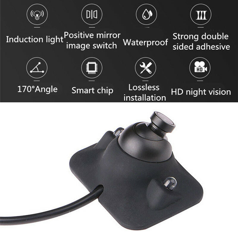 Waterproof Auto Front Rear View Camera 170Â° Light Sensitive LED Night Vision