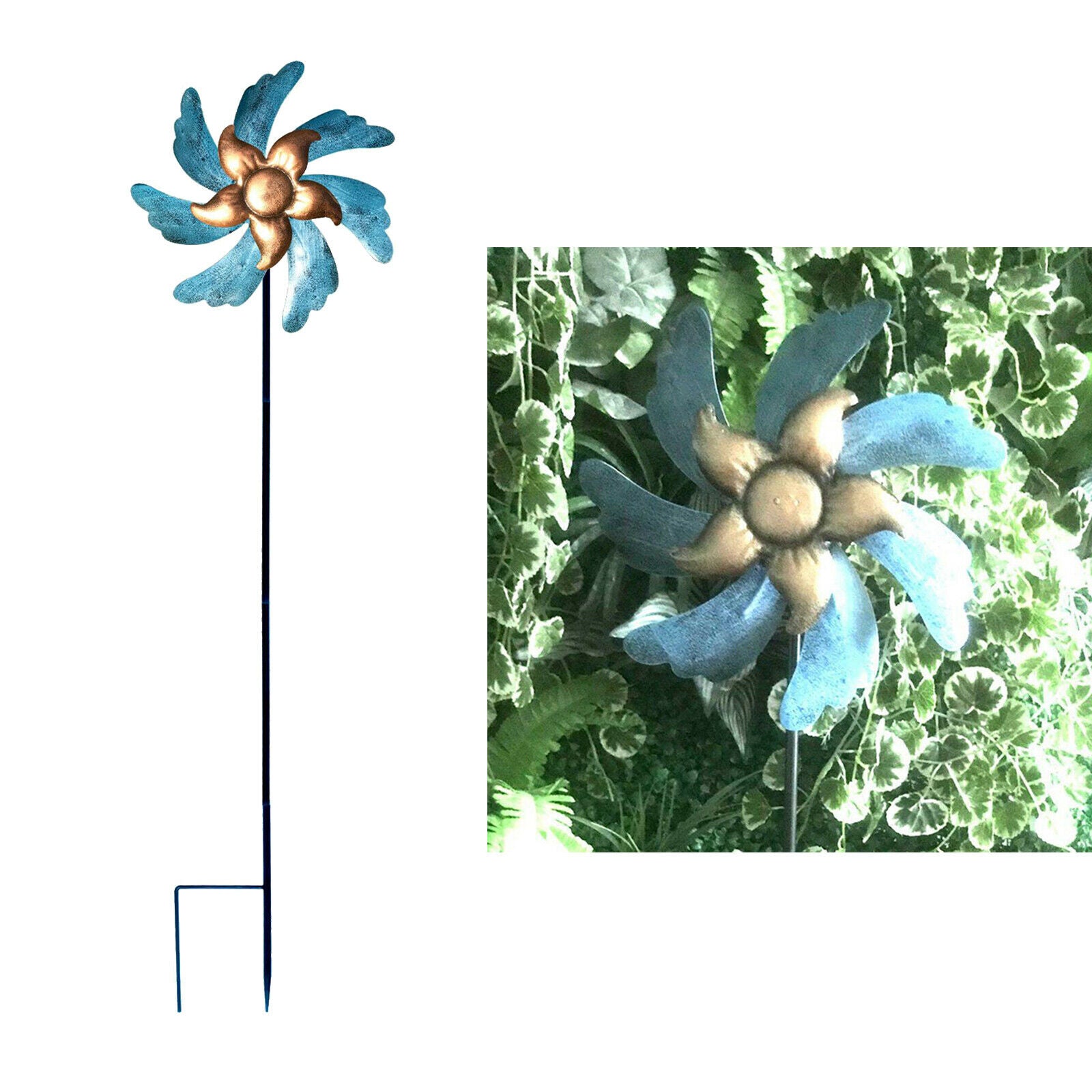 Windmill Outdoor Garden Patio Stake Holiday Decor Wind Mills Wind Catcher