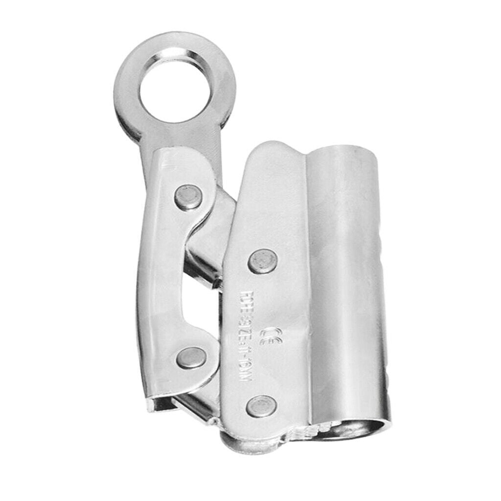 Climbing Fall Protect Carabiner Rope Grab Ascender 11-16mm Rope Rappelling