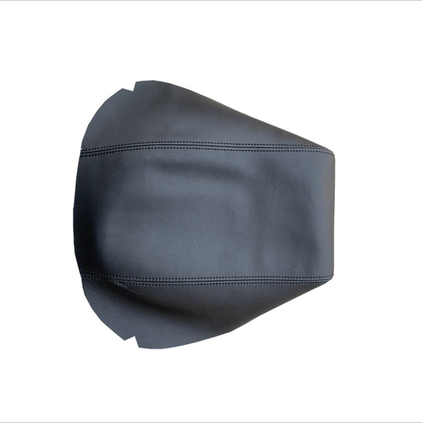 Fits 2011-2018 Ford Explorer Leather Center Console Lid Armrest Cover Skin Black