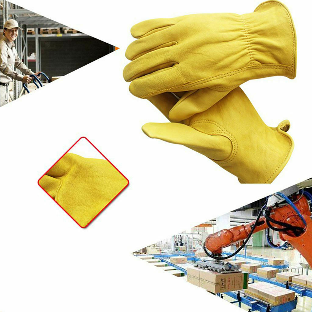 Industrial Safety Gloves Sheepskin Driver Work Gloves Construction Gloves XL
