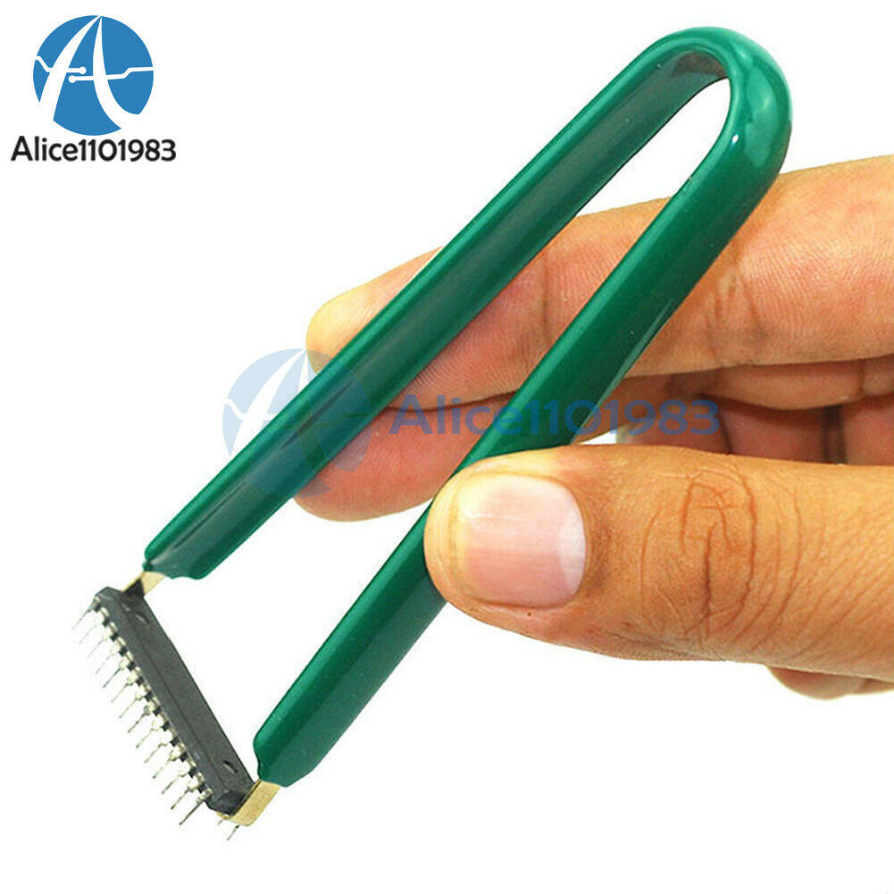 U-Type Protect Plier Flat IC Chip Remover Puller ROM Circuit Board Extractor