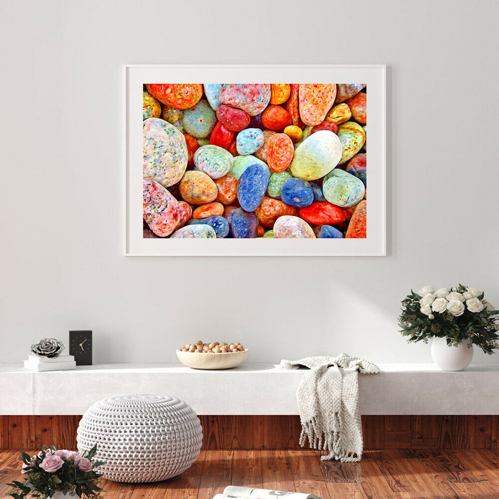 1000pcs/set DIY Colorful Stones Puzzle Paper Jigsaws Assembling Toys Gift @