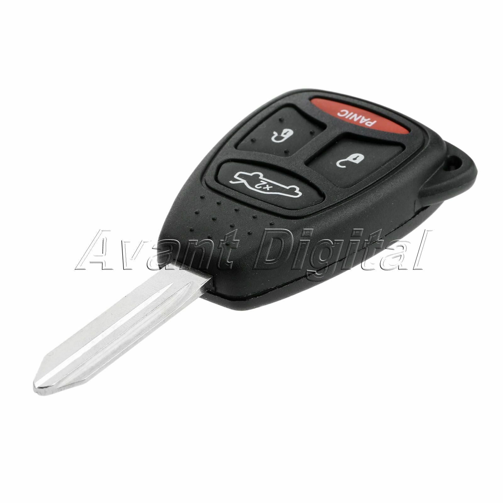 4 Buttons Remote Key Case Shell Replacement for JEEP Commander Grand Cherokee