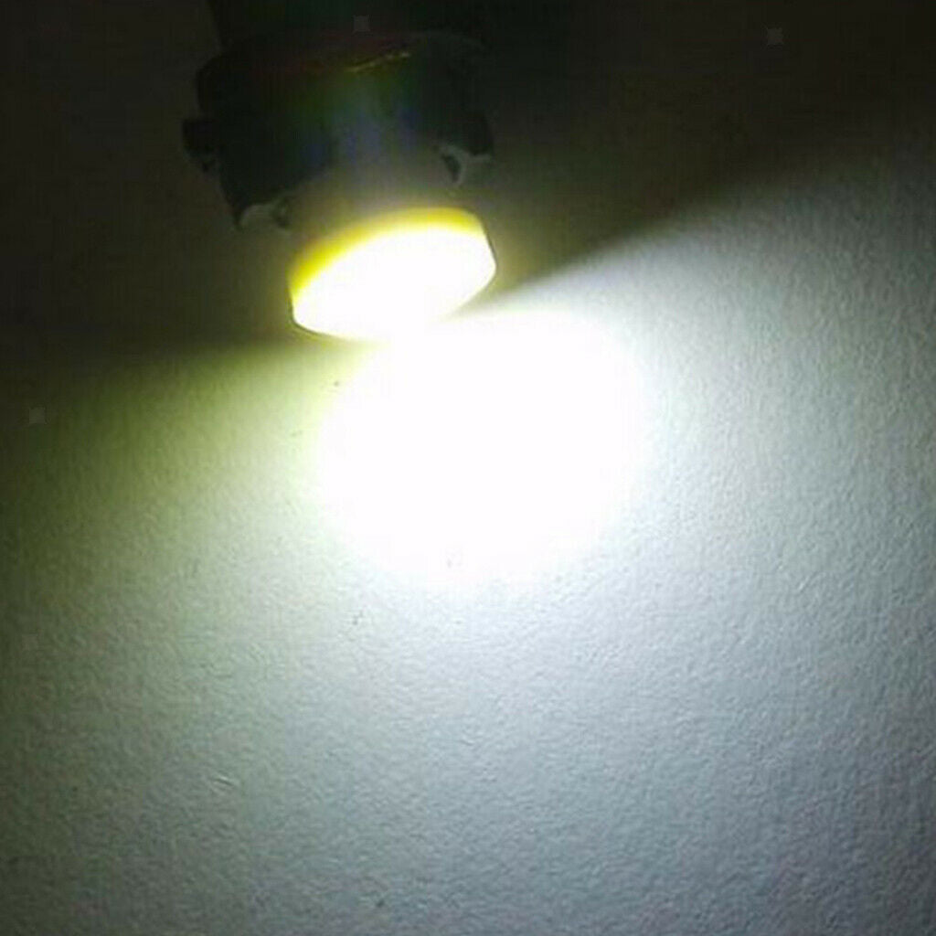10x High Quality T10 COB LED Car Dash Reading Light Side Wedge Lamp Bulbs