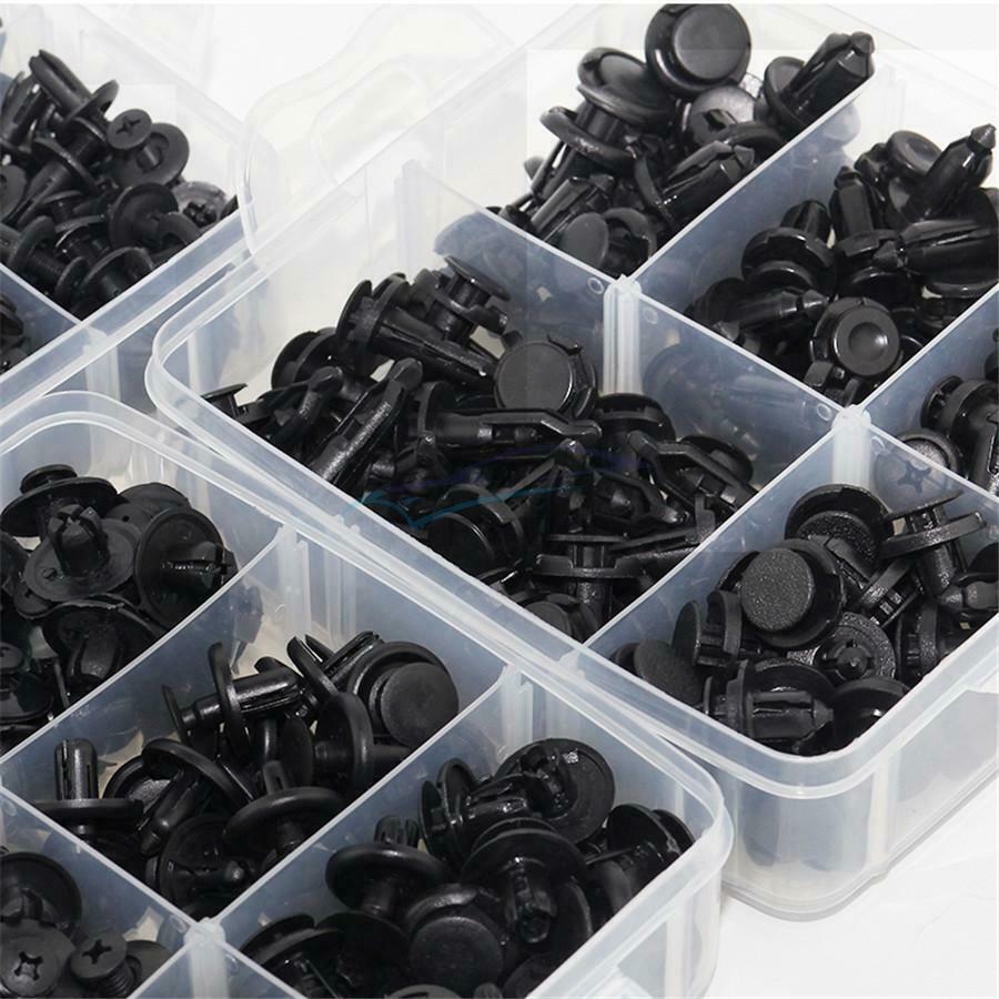 Universal 640 Pieces Hybrid Car Body Fastener Fixing Rivets + 6 Pieces of Tools